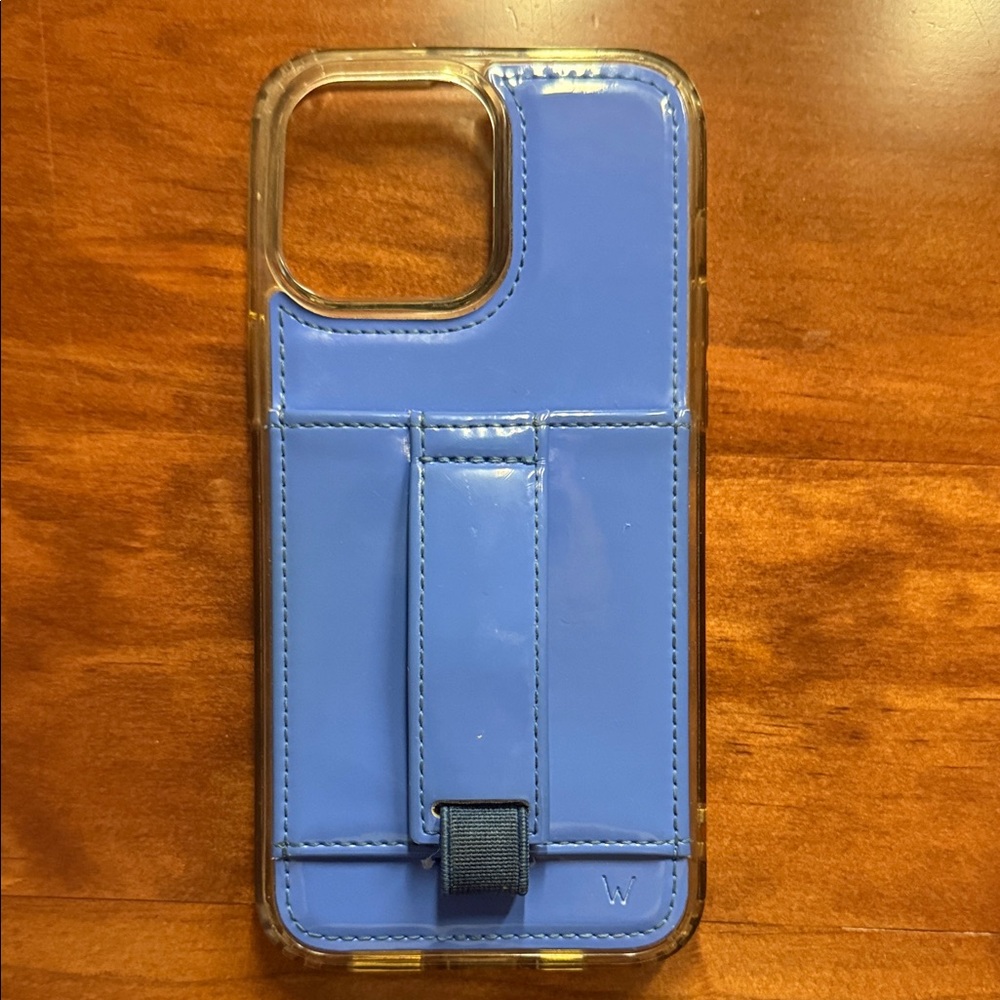 Wallis Blue Phone Case with Stand